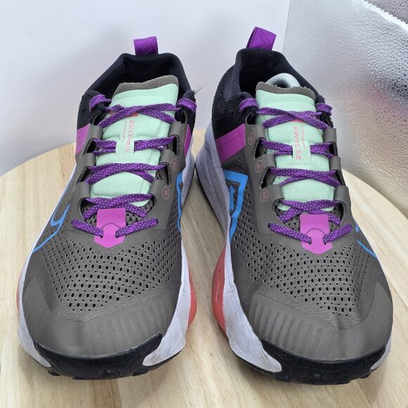 Nike ZoomX Zegama Ironstone Laser Blue Trail Running Shoes DH0623-002 Mens Sz 11 - Picture 4 of 8